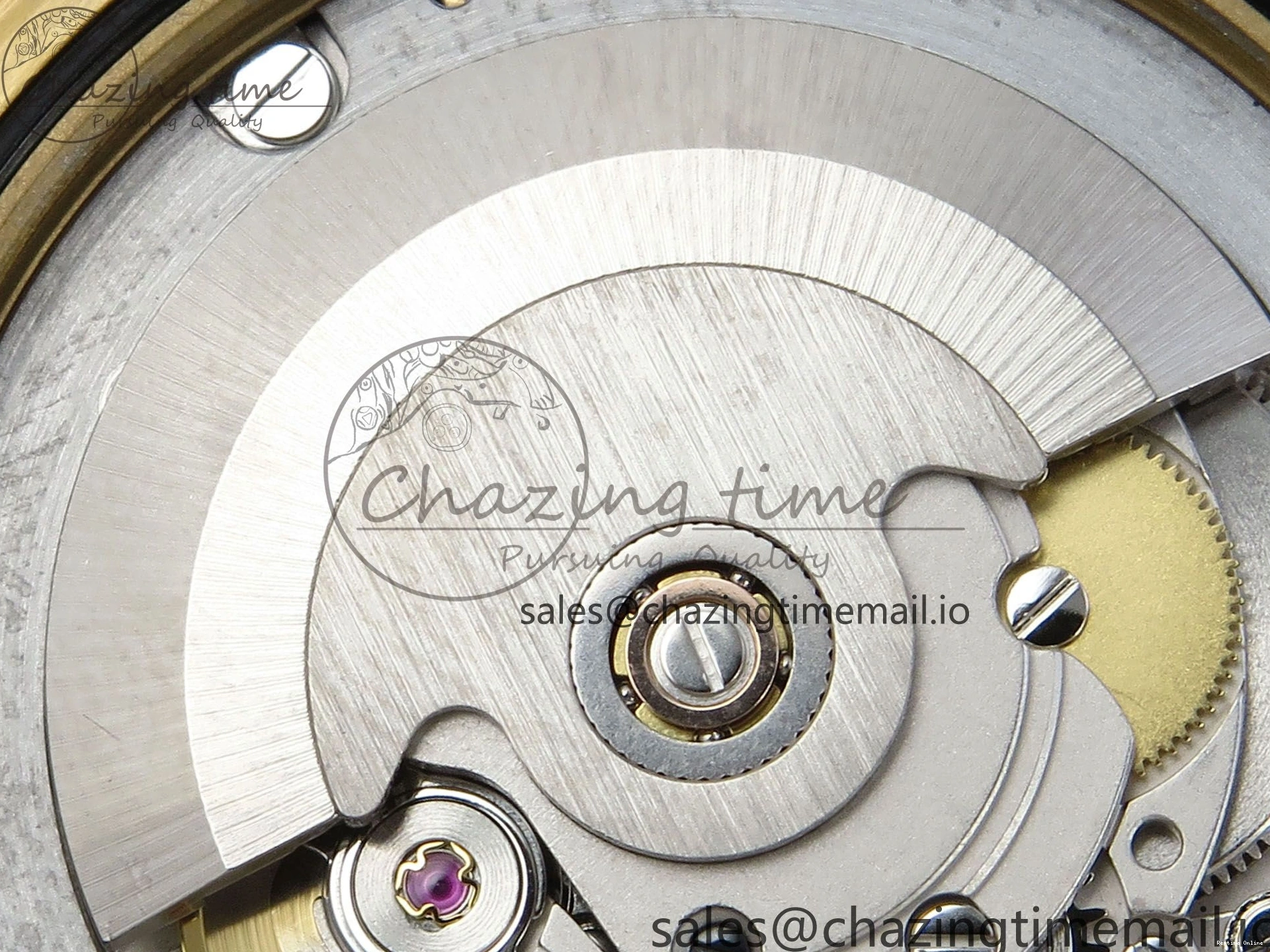 0205 DayDate 40 YG QF 1:1 Best Edition Pink Diamonds Dial Diamonds Bezel on President Bracelet A2836 V5 (Gain Weight) ZipUp 488